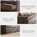 Jocoevol Brown 8 Drawer Dresser for Bedroom (15.3" D x 55.2" W x 32.3" H) - Image 7
