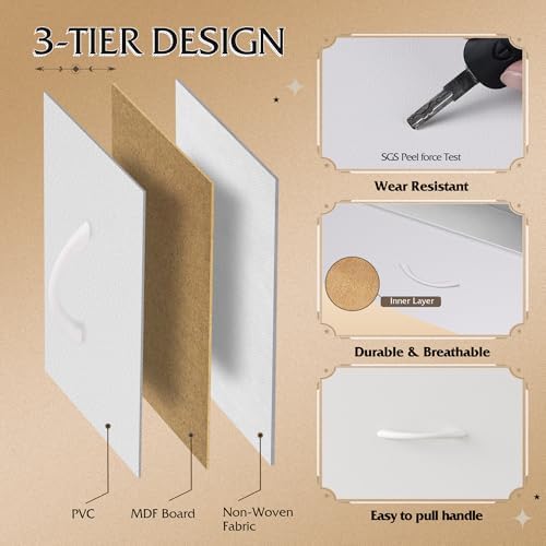 WLIVE Dresser for Bedroom with 6 Drawers, White - Image 6
