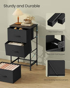 SONGMICS Dresser for Bedroom, Small Dresser with 3 Fabric Drawers - Image 6