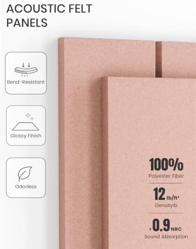 Fluxynara 48" x 36" Large Felt Bulletin Board, Pink - Image 5
