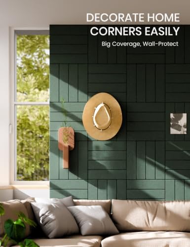 Fluxynara 36" x 24" Large Felt Bulletin Board, Pine Green - Image 3