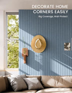 Fluxynara 36" x 24" Large Felt Bulletin Board, Dusty Blue - Image 3