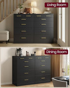 VASAGLE 6-Drawer Dresser, Chest of Drawers, 23.7 x 15.8 x 34.8 Inches - Image 7