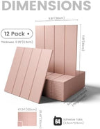 Fluxynara Felt Bulletin Board & Cork Board Alternative, Pink - Image 2