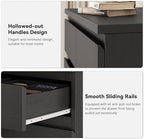 Black Tall 7 Drawer Dresser for Bedroom, Modern Wood Closet Dressers & Chests of Drawers with Jewelry Storage, 23.6" L*15.8" W*47.5" H in Large Vertical Dresser for Bedroom, Living Room, Nursery - Image 5