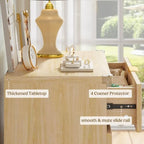 Modern Dresser and Nightstand Sets 3-Piece, 2 Nightstands 5-Drawer Dresser - Image 5