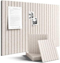 Fluxynara 36" x 24" Large Felt Bulletin Board, Oatmeal by FLUXYNARA