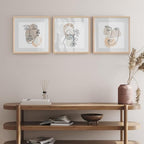 puthiac 20x20 Solid Oak Wood Picture Frames, Natural Oak, 3 Pack - Image 6