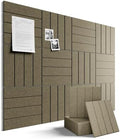 Fluxynara 48" x 36" Large Felt Bulletin Board, Earth Brown by FLUXYNARA