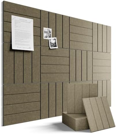 Fluxynara 48" x 36" Large Felt Bulletin Board, Earth Brown by FLUXYNARA