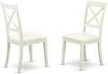 East West Furniture BOC-WHI-LC Boston Dinette Chairs by EastWestFurniture
