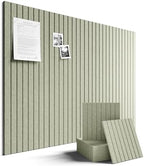 Fluxynara 48" x 36" Large Felt Bulletin Board, Sage by FLUXYNARA
