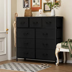 DUMOS Dresser for Bedroom, Storage Organizer with 9 Drawers - Image 2