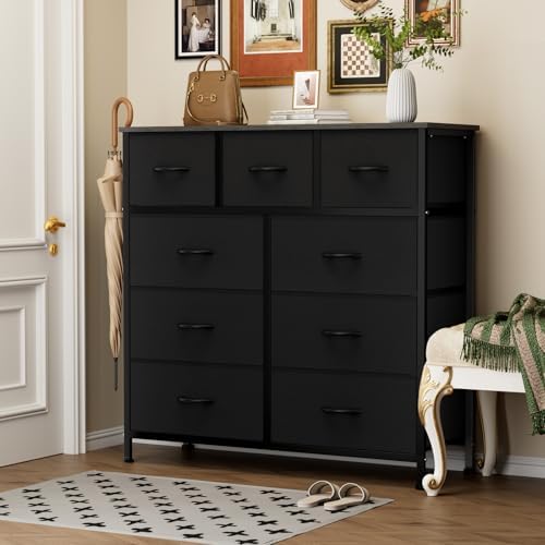 DUMOS Dresser for Bedroom, Storage Organizer with 9 Drawers - Image 2