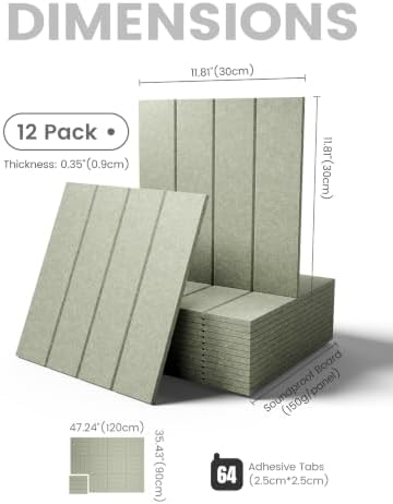 Fluxynara Felt Bulletin Board & Cork Board Alternative, Sage - Image 2