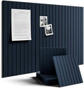 Fluxynara 36" x 24" Large Felt Bulletin Board, Carbon Blue by FLUXYNARA
