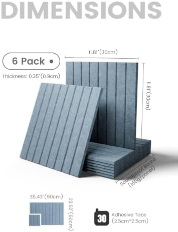 Fluxynara 36" x 24" Large Felt Bulletin Board, Dusty Blue - Image 2