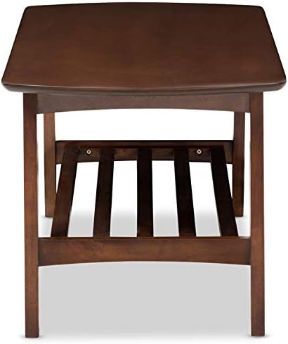 Baxton Studio Sacramento Mid-Century Modern Scandinavian Style Coffee Table - Image 6