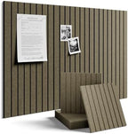 Fluxynara 36" x 24" Large Felt Bulletin Board, Earth Brown by FLUXYNARA