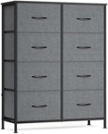 SONGMICS Dresser for Bedroom, Tall Dresser with 8 Fabric Drawers by SONGMICSbySONGMICSHOME