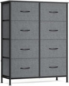 SONGMICS Dresser for Bedroom, Tall Dresser with 8 Fabric Drawers by SONGMICSbySONGMICSHOME