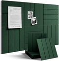 Fluxynara 36" x 24" Large Felt Bulletin Board, Pine Green by FLUXYNARA