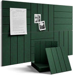 Fluxynara 36" x 24" Large Felt Bulletin Board, Pine Green by FLUXYNARA
