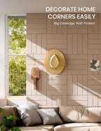 Fluxynara 36" x 24" Large Felt Bulletin Board, Taupe - Image 3