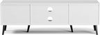 ZttRiee TV Stand for TVs up to 65'', Mid Century Modern Entertainment Center - Image 6