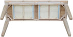 Java Console Table with 2 Drawers, Unfinished - Image 9