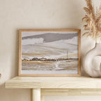 9x12 Wood Frame, Solid Oak 9x12 Picture Frame with Mat to 6x8 - Image 6