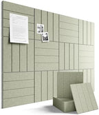 Fluxynara 48" x 36" Large Felt Bulletin Board, Sage by FLUXYNARA