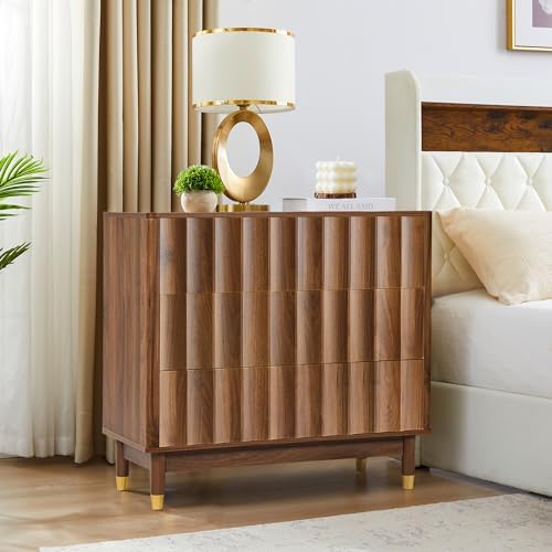 Bifins 31.5" Wide Fluted 3 Drawer Dresser - Image 6