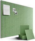 Fluxynara 48" x 36" Large Felt Bulletin Board, Moss Green by FLUXYNARA