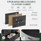 5-Drawer Dresser for Bedroom, Anti-Tip Wide Storage Organizer Fabric - Image 6