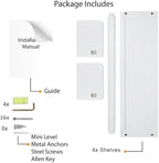 Onlysky Set of 4 Wall-Mounted Kid's Bookshelf - Image 8