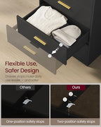 VASAGLE 6-Drawer Dresser, Chest of Drawers, 23.7 x 15.8 x 34.8 Inches - Image 5