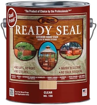 Ready Seal Exterior Wood Stain & Sealer, Clear, 1 Gallon by ReadySeal