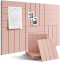 Fluxynara 36" x 24" Large Felt Bulletin Board, Pink by FLUXYNARA
