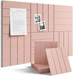 Fluxynara 36" x 24" Large Felt Bulletin Board, Pink by FLUXYNARA