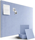 Fluxynara 48" x 36" Large Felt Bulletin Board, Soft Periwinkle by FLUXYNARA