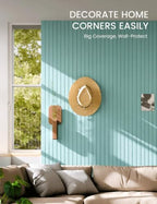 Fluxynara 48" x 36" Large Felt Bulletin Board, Aqua Blue - Image 3