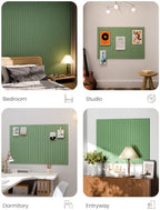 Fluxynara 36" x 24" Large Felt Bulletin Board, Moss Green - Image 7