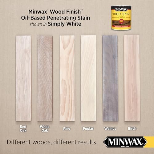 Minwax Wood Finish, Simply White, 1/2 Pint - Image 2