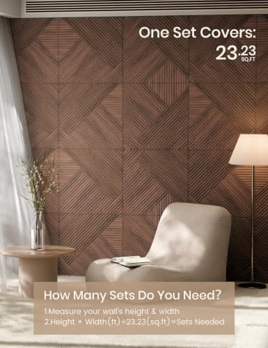 Fluxynara 6-Pack Felt Bulletin Board,Walnut Diamond Chevron-1 - Image 7