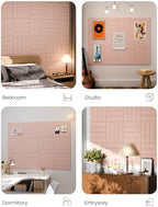 Fluxynara Felt Bulletin Board & Cork Board Alternative, Pink - Image 6