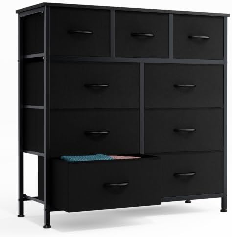 DUMOS Dresser for Bedroom, Storage Organizer with 9 Drawers by DumosLifestyle