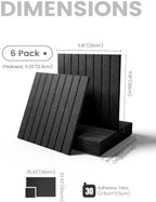 Fluxynara 36" x 24" Large Felt Bulletin Board, Charcoal Gray - Image 2