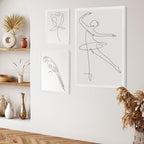 puthiac 20x30 Solid Oak Wood Picture Frame, White, 1 Pack - Image 5