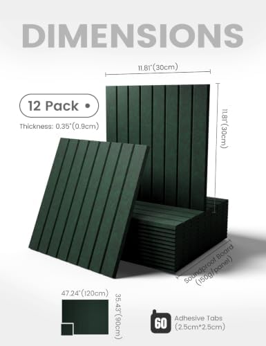 Fluxynara 48" x 36" Large Felt Bulletin Board, Pine Green - Image 2